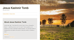 Desktop Screenshot of jesus-kashmir-tomb.com
